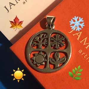 Retired James Avery Four (4) Seasons pendant